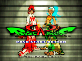 Bust A Groove title screen for Playstation
